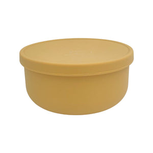 Petite Eats Bowl With Lid Mustard