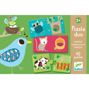 Djeco Puzzle Duo Habitat