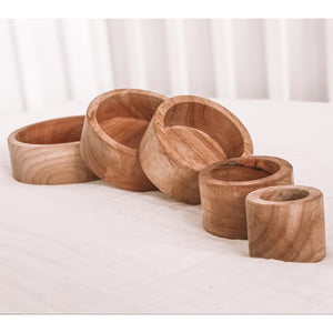Qtoys Natural Stacking Bowls
