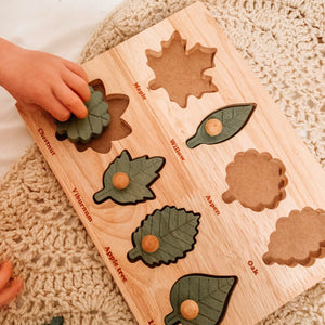 Qtoys Montessori Leaf Puzzle