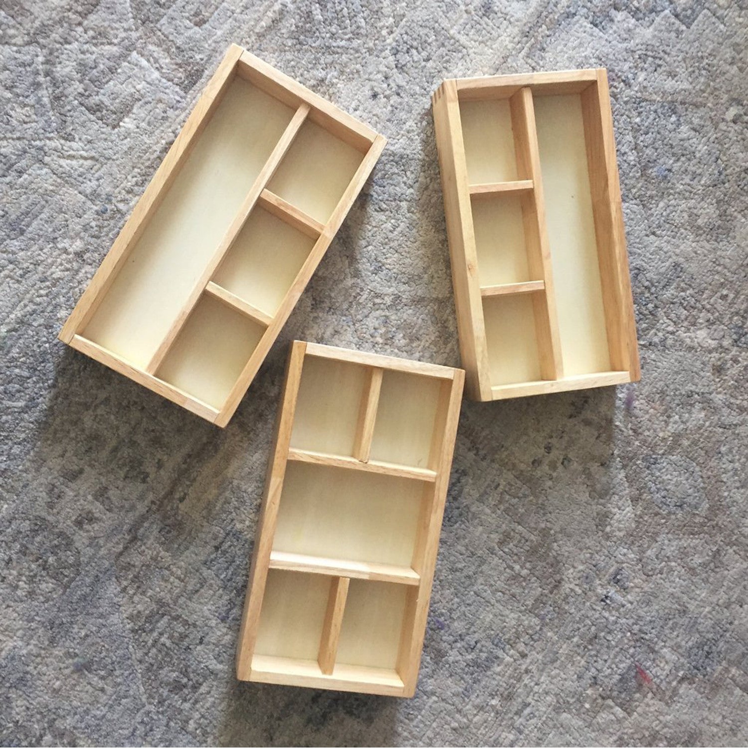 Qtoys Montessori Sorting Trays -Set of 3