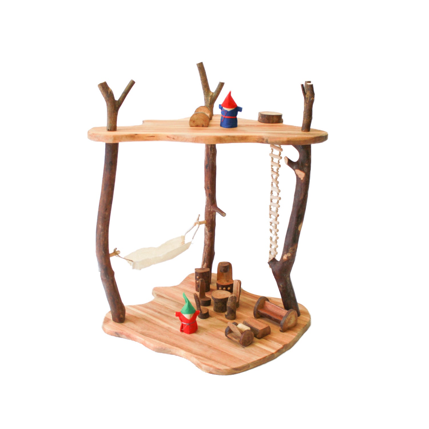 QToys Tree House Jungle, with Felt Wood Trees