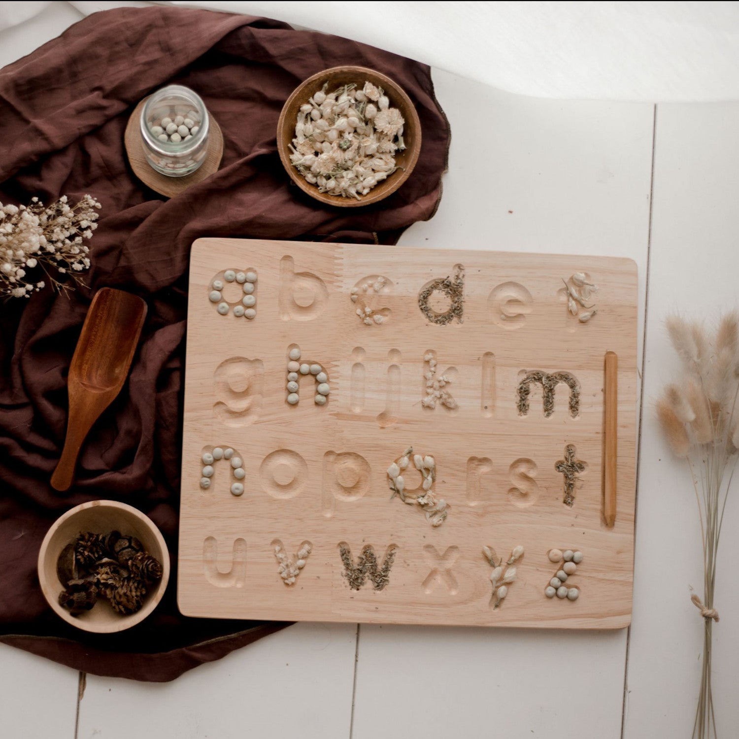 Qtoys Lowercase Tracing Board