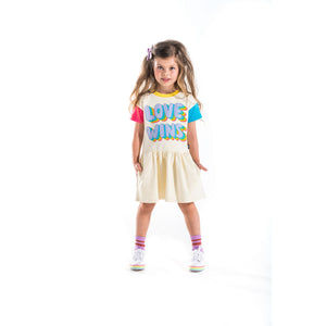 Rock Your Kid Love Wins Drop Waist Dress