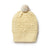 Wilson + Frenchy Knitted Spot Hat Pastel Yellow